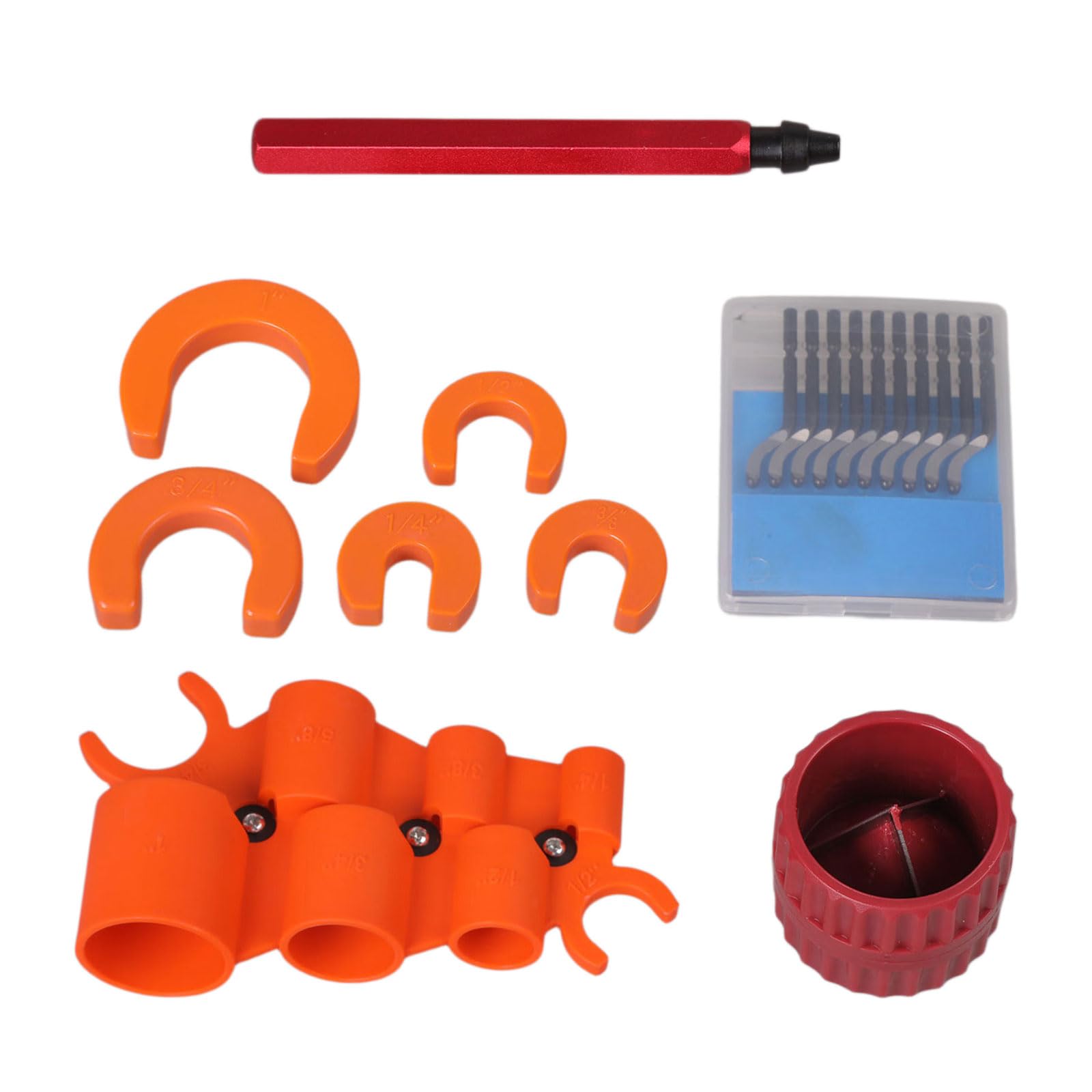 Easy to Use Fast Change Handheld Pipe Deburring Smoother Tool Smooths Rough Edged on Various Pipe Materials Instantly Inside Outside Reamer