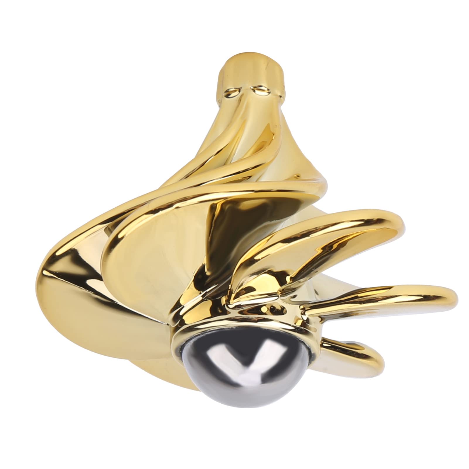 TYTOGE Aerodynamic Gyroscope Decompression Stress Relief Wind Blowing Gyroscope Children Toy (gold)