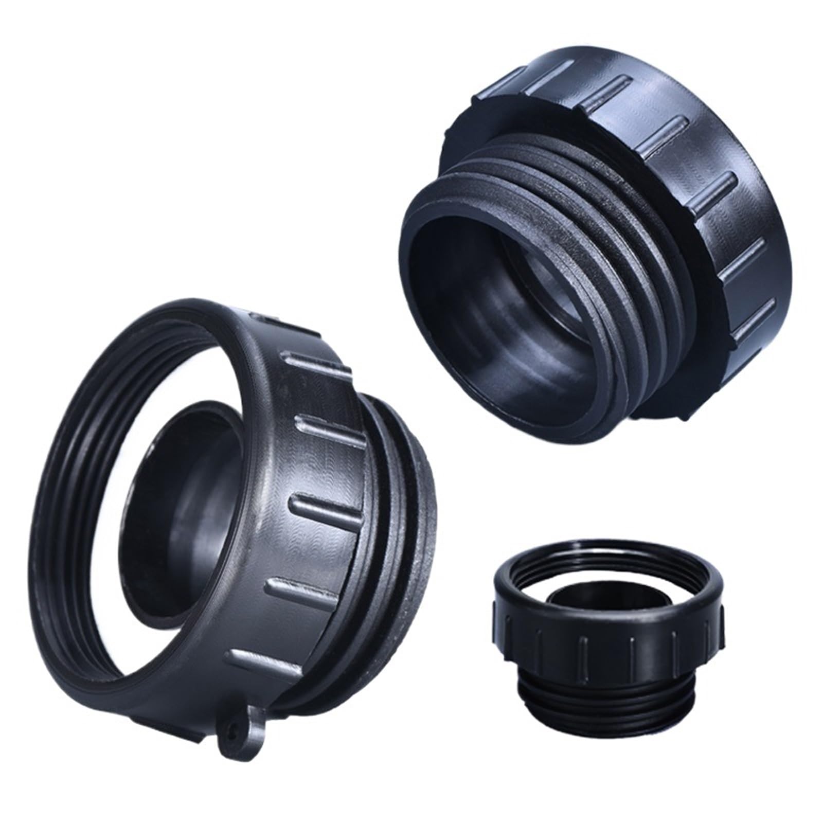 Pogrubione plastikowe złączki do zbiorników IBC 63 mm drobne zęby do 60 mm gruby gwint do złącza wody ogrodowej (60 mm-60 mm)