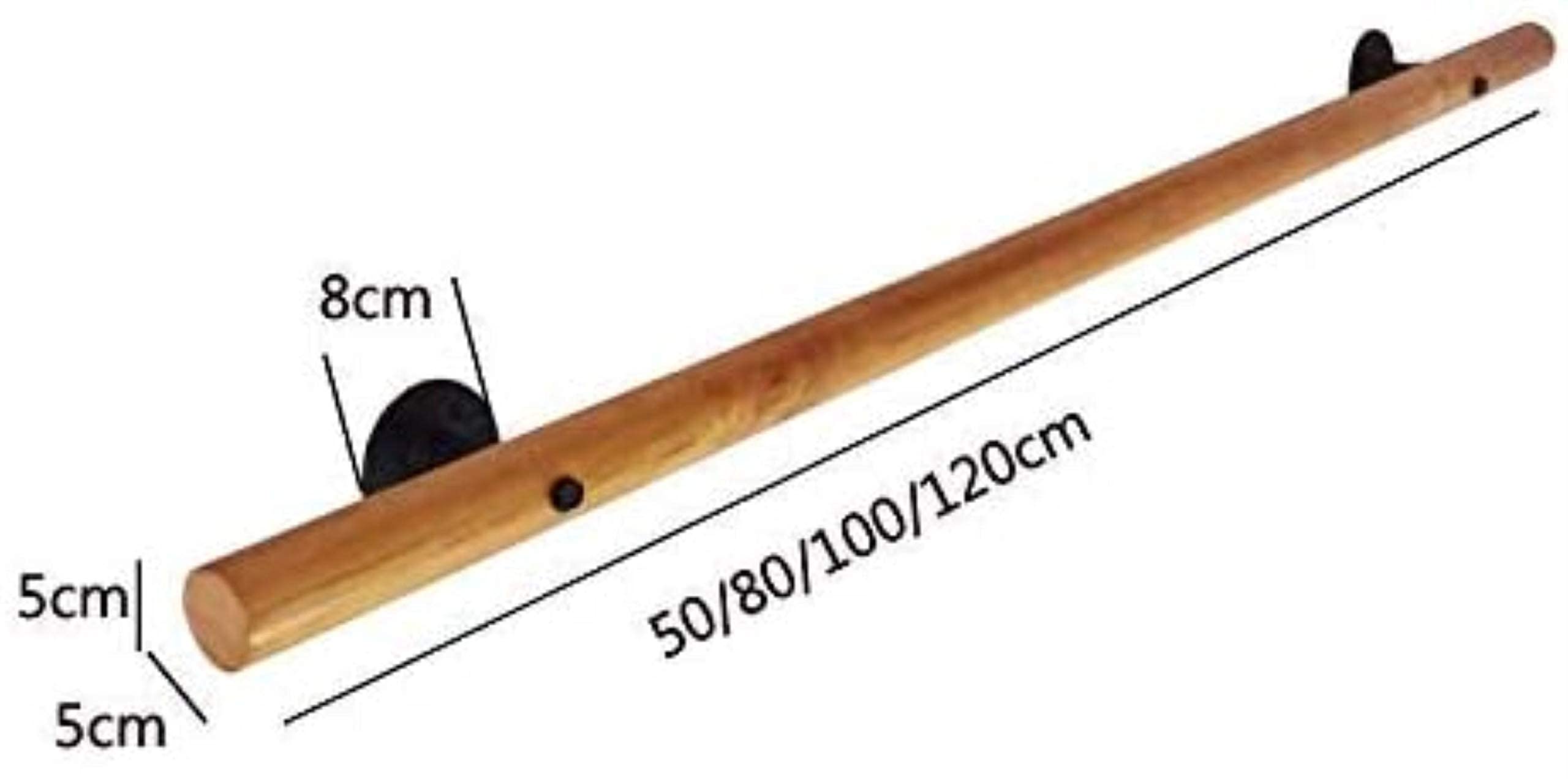 Chwytaki do wanny drążki toaletowe poręcz wsparcie antypoślizgowe poręcze łazienkowe wsparcie bezpieczeństwa poręcze drewniane poręcze ręczne, 50 cm
