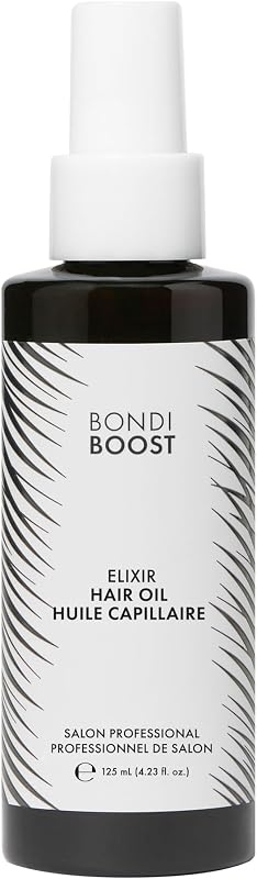 BONDIBOOST Elixir Pre-Shampoo Hair Oil for Dry Hair, 4.23 fl oz | Lightweight pre-shampoo oil for dry hair calms frizz, smooths split ends & tames flyaways. Vegan & cruelty-free.