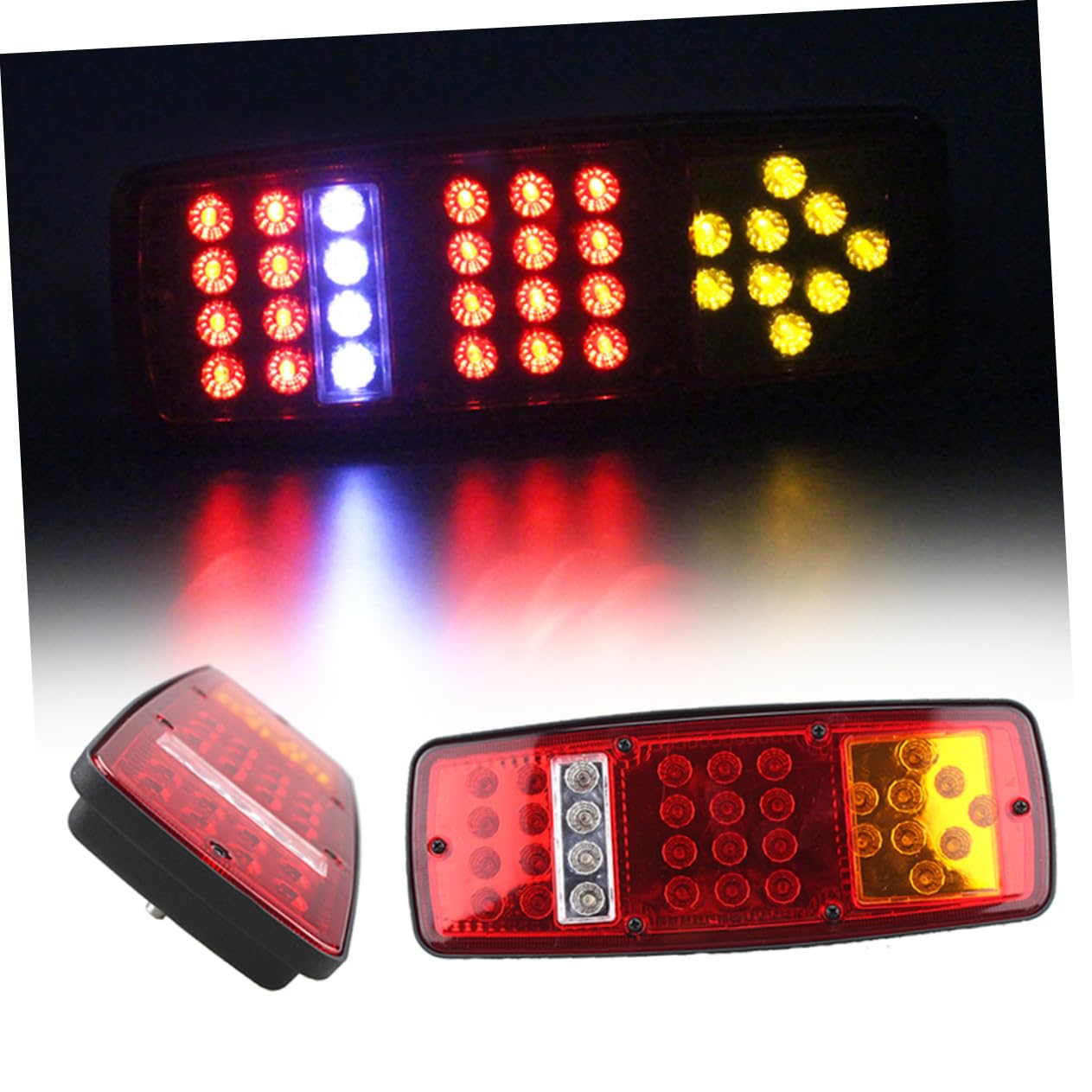 Coppia di Luci Posteriori a Freccia LED 12v per Camion