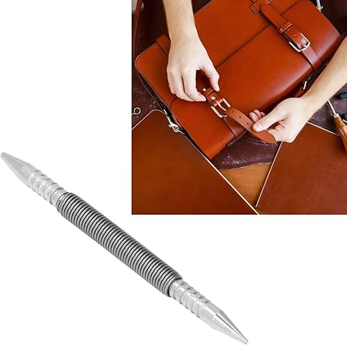 Miniatura 2 de Juego de clavos de doble cabeza, fijador de cabeza de clavos de doble cabeza de metal con resorte central, herramienta de perforación de uñas de