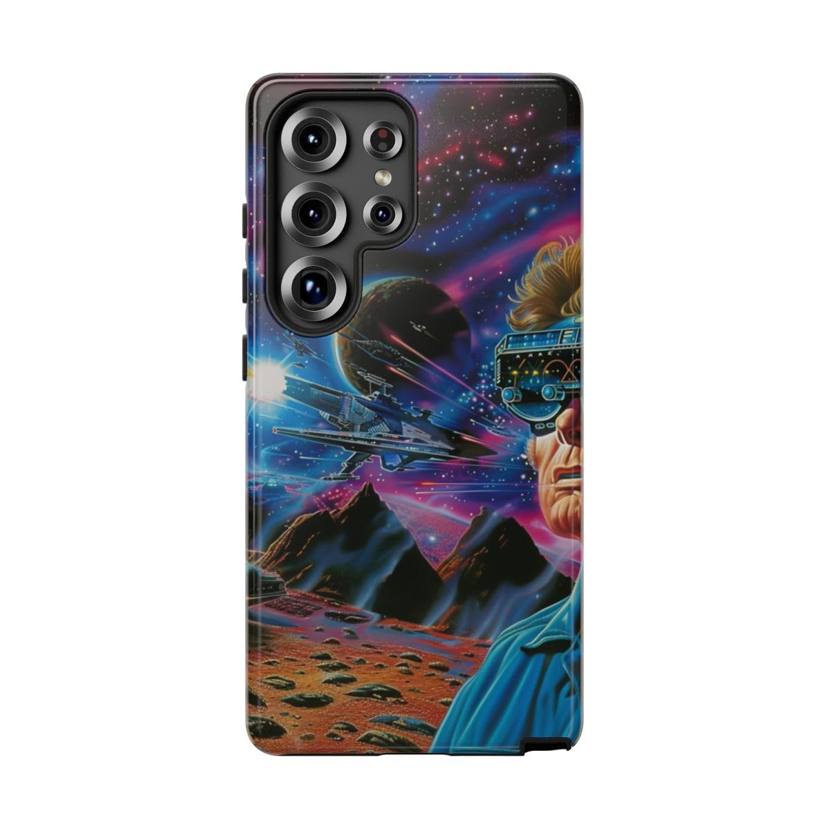 Coque Samsung S25 Ultra Space Battle bleu brillante - 5