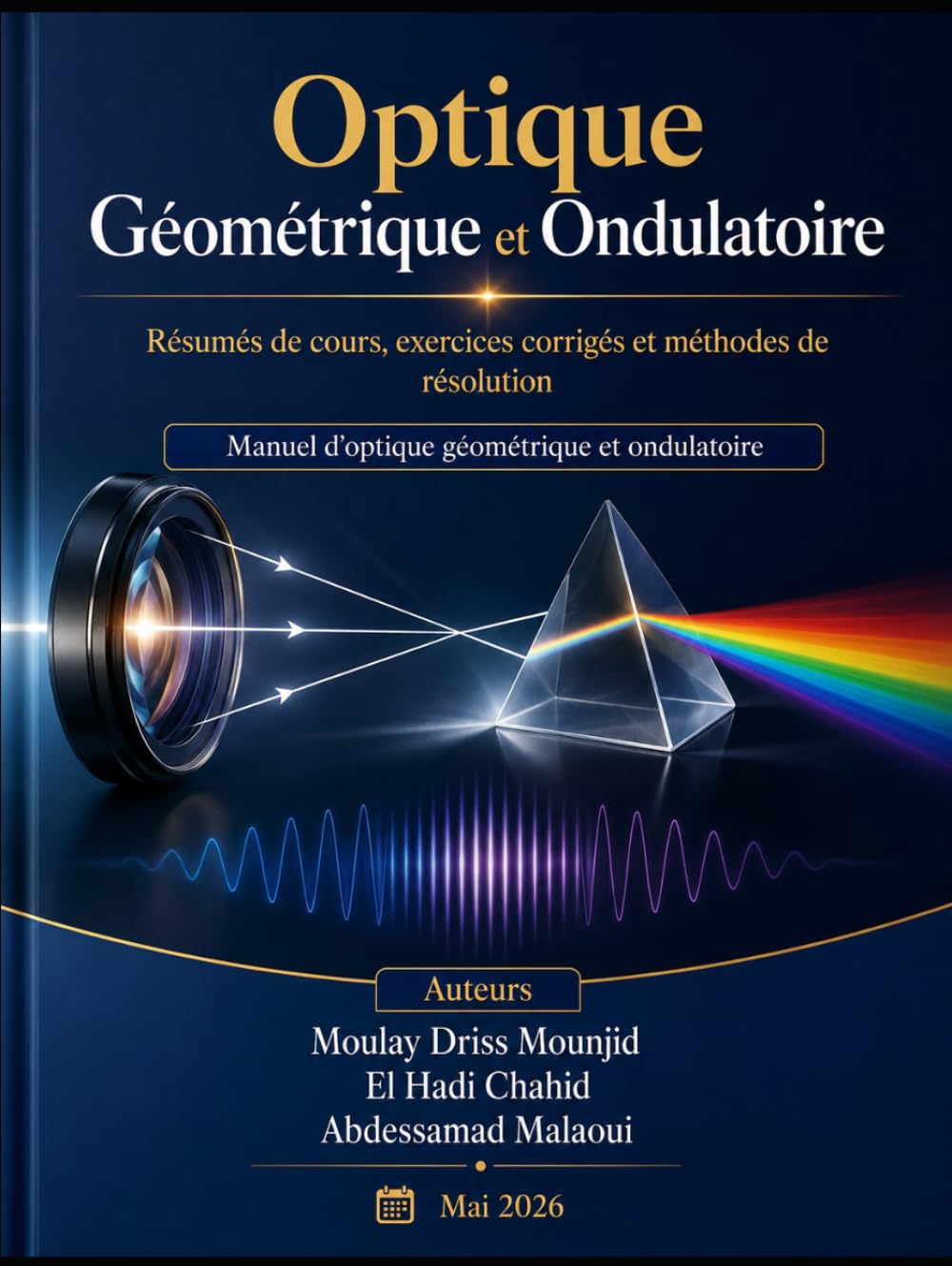 Optique Géométrique et Ondulatoire : Résumés de cours, exercices corrigés et méthodes de résolution: Manuel universitaire