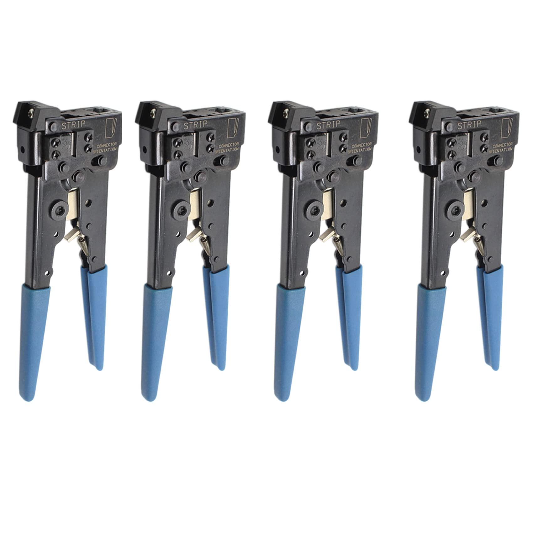TORR 4X do kabla sieciowego RJ45 8P8C 8P LAN Ethernet kabel do zaciskarki narzędzie do zaciskania
