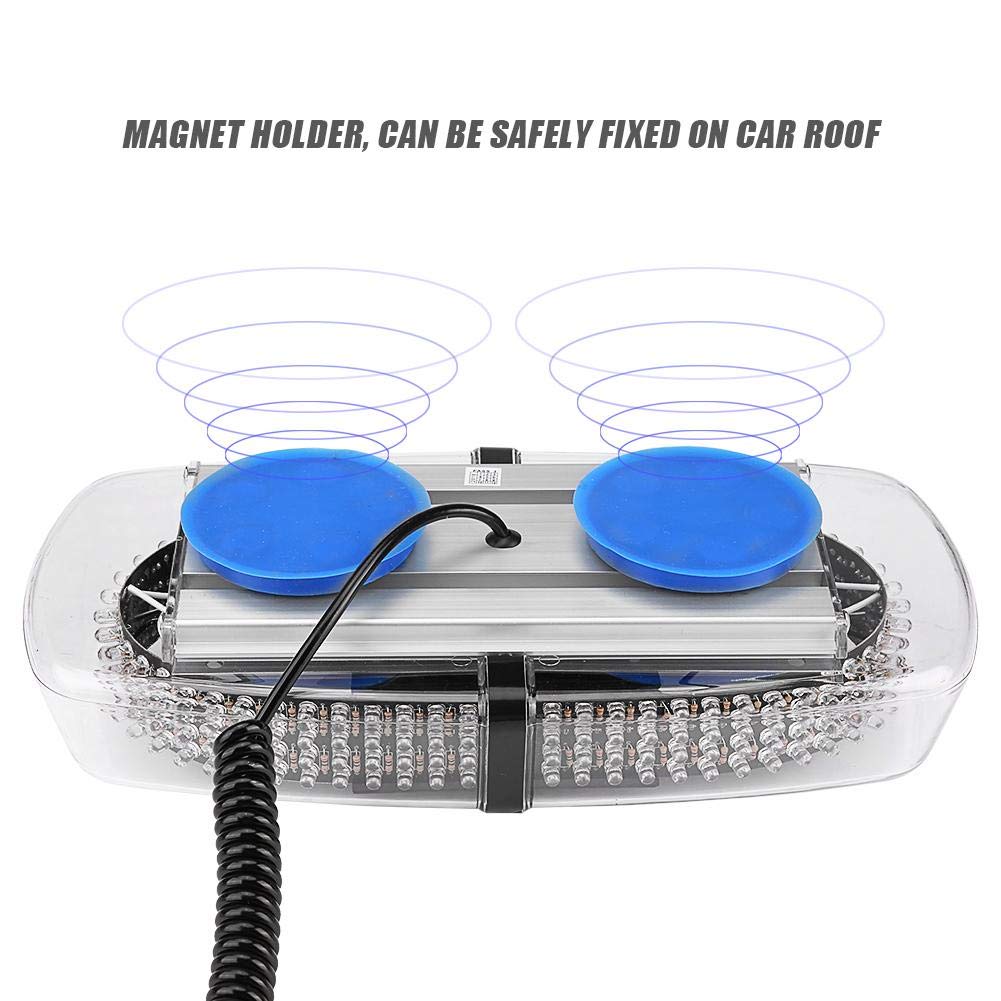 Torcia Da Tetto Auto 240 LED Blu - Luci Stroboscopiche Per Emergenze E Veicoli Di Soccorso - Foto 7