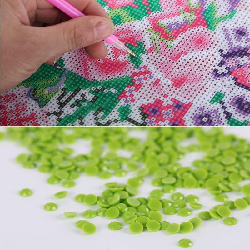 Miniatura 7 de Kits de pintura de diamante para adultos, kits de arte de diamante de Halloween para niños principiantes, 5D, taladro completo, diamantes de