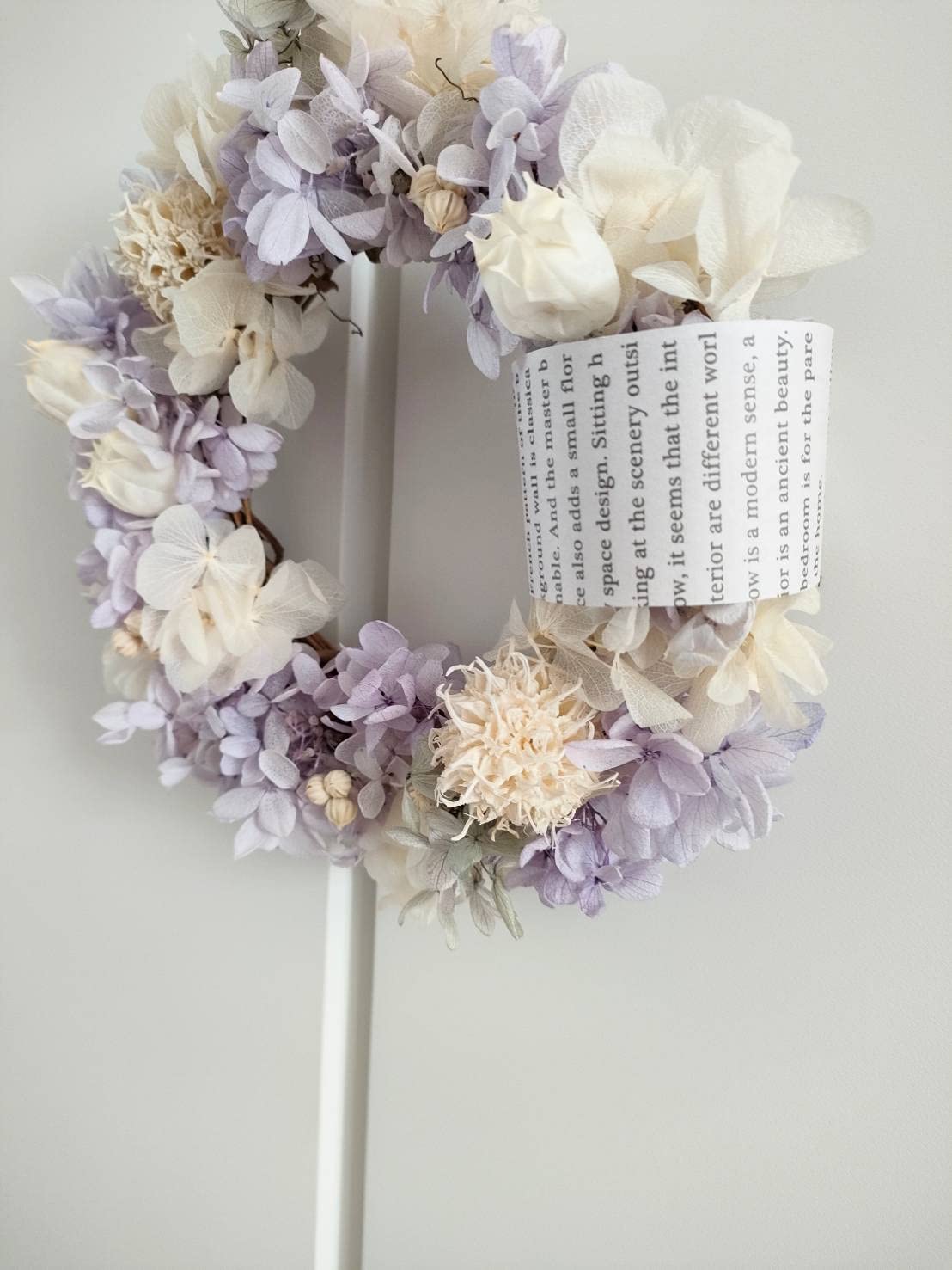 Amazon.co.jp: Lulu's ルルズ 爽やかナチュラルリース(パープル