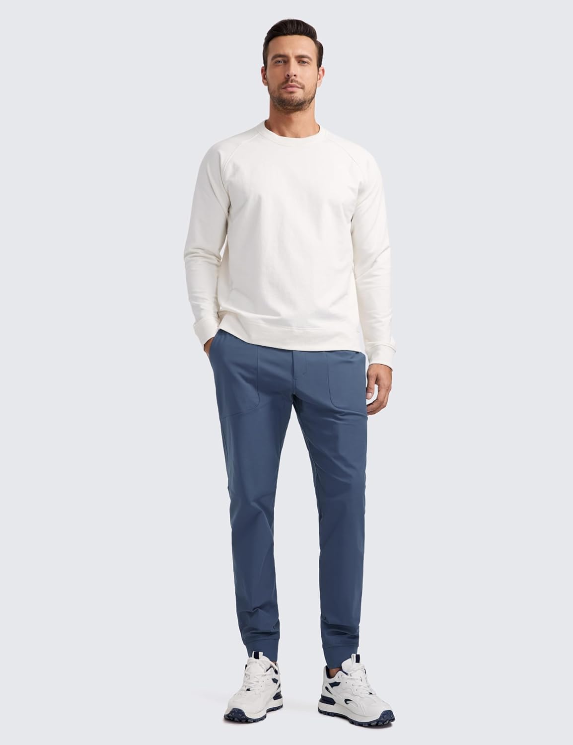 CRZ YOGA All Day Comfy Pull-On Golf Joggers for Men 28"/30"/32" - Quick Dry Lightweight Work Casual Pants with Pockets - Image 4