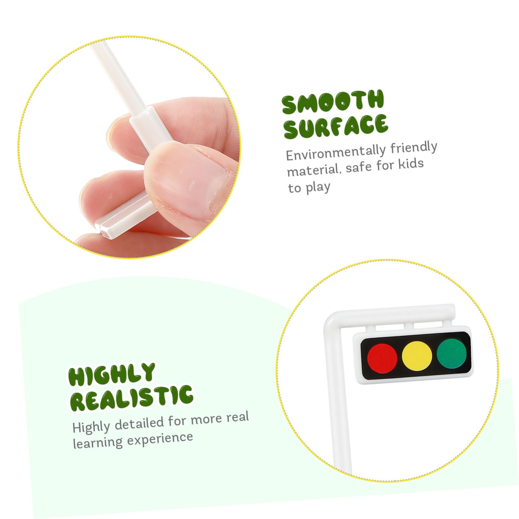 Conjunto interactivo de señales de tráfico: señales de tráfico atractivas para el juego cognitivo y el aprendizaje de los niños 3