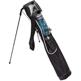 JEF WORLD OF GOLF JR1256 Pitch & Putt Sunday Bag with Stand & Handle&comma; Black