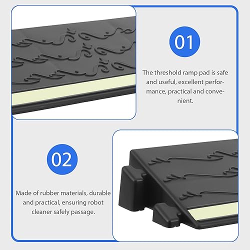 Miniatura 8 de Rampa de umbral de goma para interiores, rampa de umbral que brilla en la oscuridad, rampa de umbral para el hogar, rampa de umbral de goma para