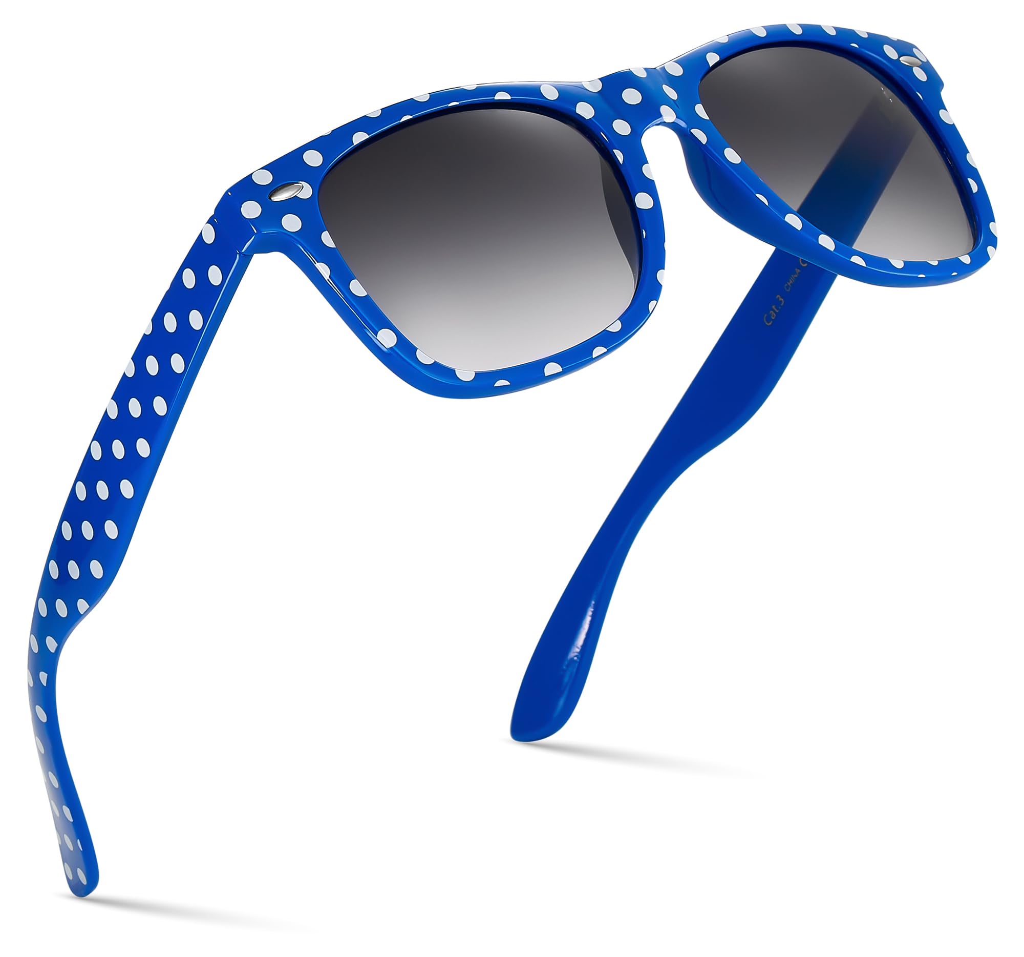Retro Rewind Polka Dot Vintage Fashion Sunglasses for Women UV400