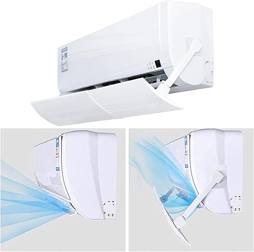 Miniatura 3 de forubar Retractable Air Conditioner Air Deflector, Universal Adjustable Air Conditioning Deflector Air Diverter Cover Telescopic Anti-Wind Baffles