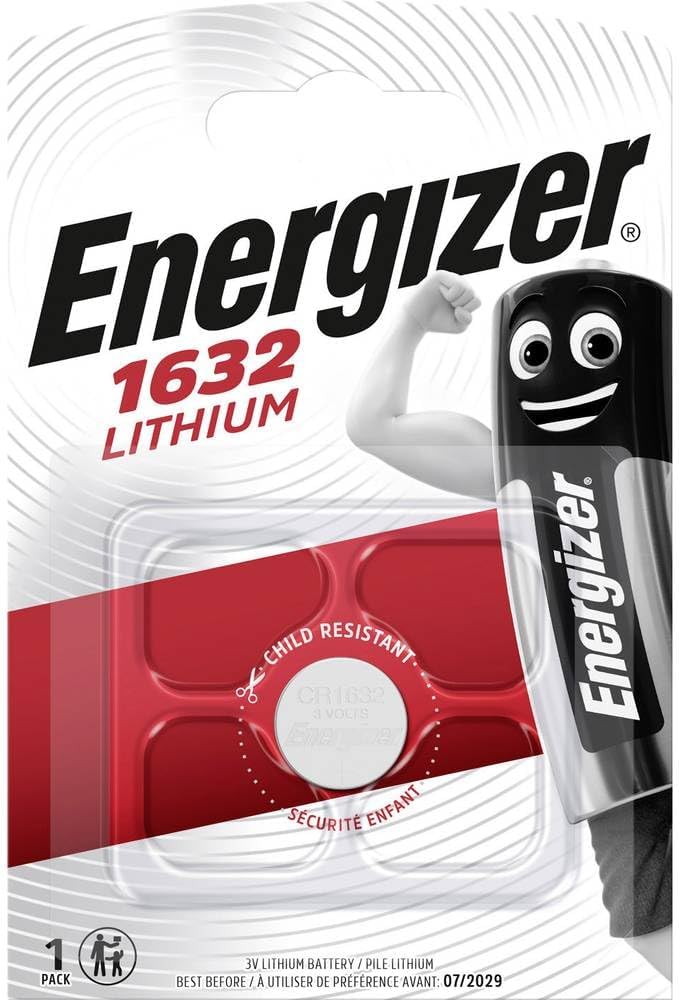 Energizer Lithium 3V CR 1632 Button Cell