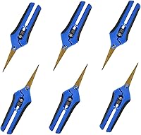 Vista 10 de GROWNEER 1 paquete de tijeras de podar de 6.5 pulgadas, tijeras de podar de mano para jardinería, tijeras de jardinería con cuchillas rectas