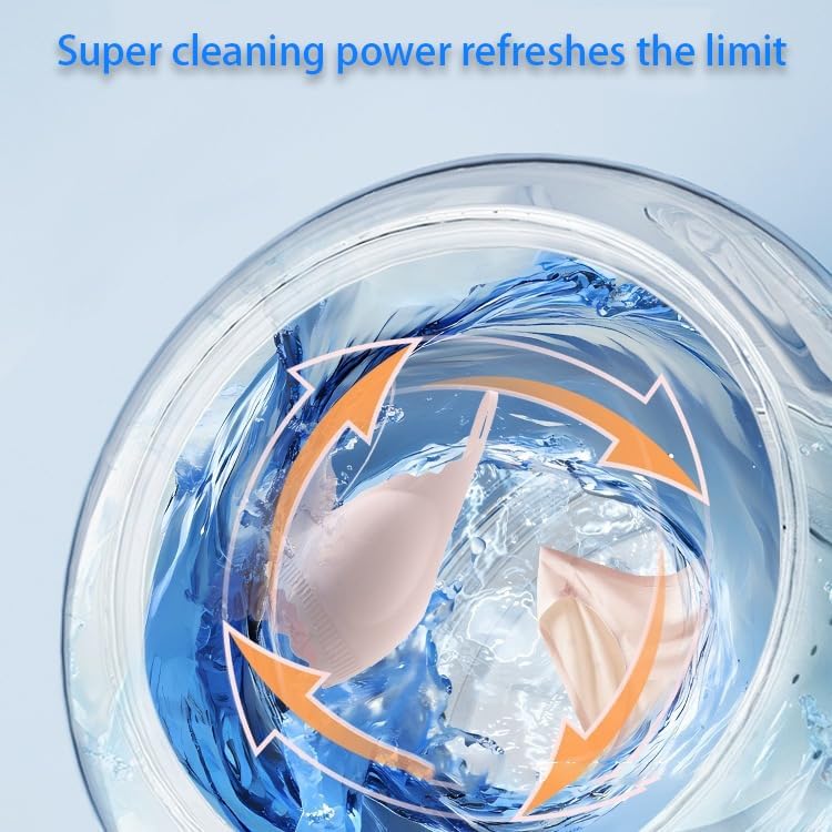 Miniatura 7 de Portable Mini Underwear Washing Machine - Wash Bras, Underwear, Socks with Ease, Digital Control Panel, Efficient Cleaning, Quiet Operation, Small