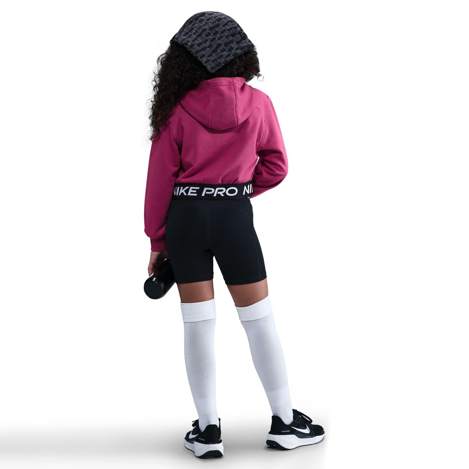 Nike Nike PRO Fleece Dri-Fit-Kapuzenjacke für Ältere Kinder (Mädchen) Giacca con Cappuccio Unisex - Bambini e Ragazzi (Pacco da 1)