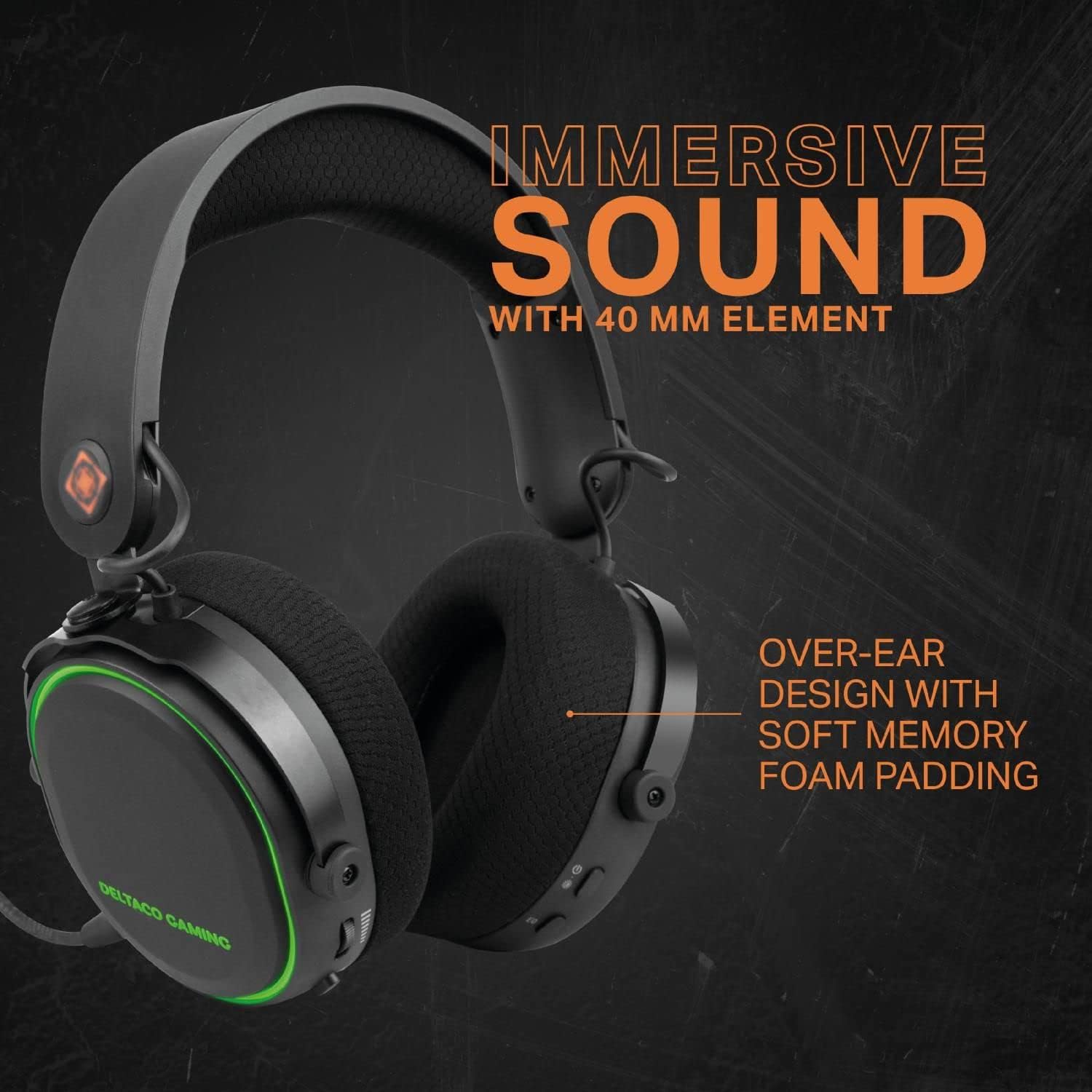 Headset with 8 unique LED modes