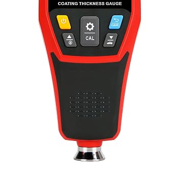 UNI-T Coating Thickness Gauge UT343D, Automotive Coating Paint Thickness Tester, Car Painting Depth Gauge for Used Car Buyer, Resolution 0.1um, F/NF Automatic Detection, um/mil, Auto Off
