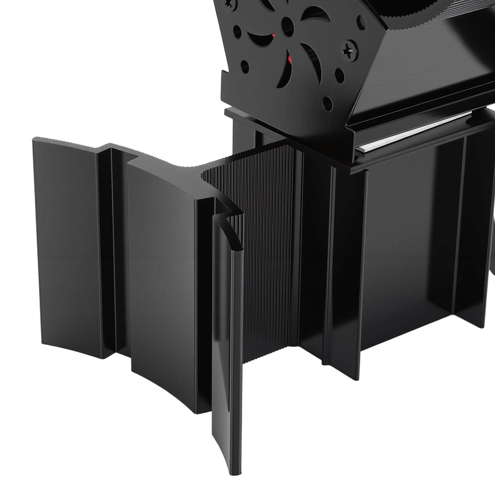 Fdit Ventilatore per Stufa a Legna con 7 Pale Ventilatore Termico Attivato Dal Calore Ad Alta Efficienza Energetica per Caminetto con Bruciatore a Pellet per Uso Interno