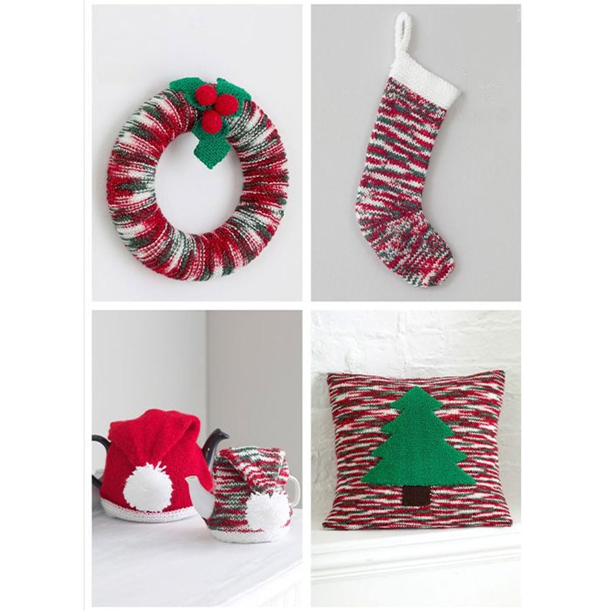 King Cole DK Knitting Pattern Christmas Accessories 5378