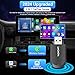 Wireless CarPlay Adapter for Apple iPhone,Convert Wired to Wireless Mini CarPlay Seamlessly, Compatible with Factory CarPlay Cars,Android,Plug & Play, Fast Connection, Stable Transmission