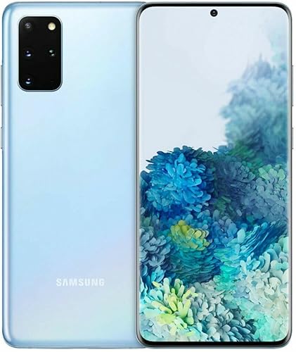 Samsung Galaxy S20+ 5G - Teléfono celular Android desbloqueado de fábrica, 128 GB de almacenamiento, azul nube (renovado)