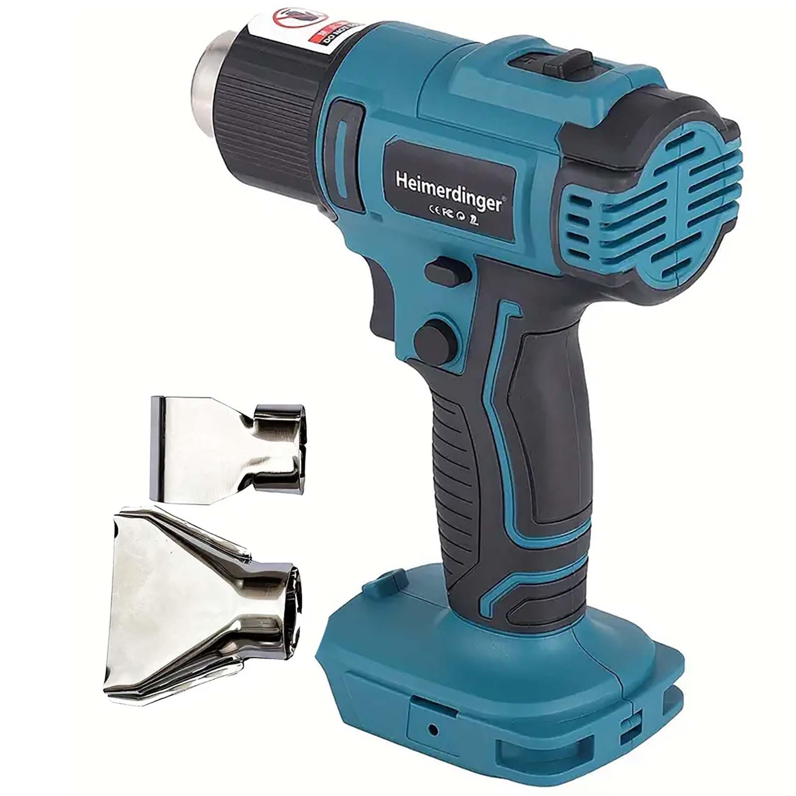 Portable Cordless Heat Gun for Makita 18V Battery- Max 1202°F Variable Temperature Control,Hot Air Gun for Crafts, Shrink Tubing and Vinyl Wrap