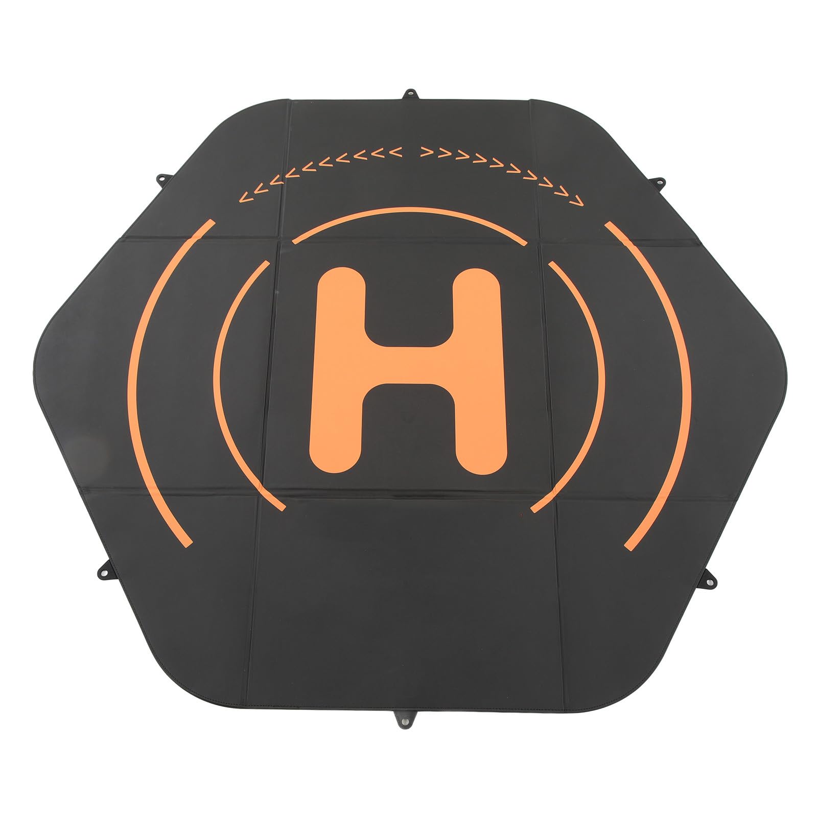 VGEBY Tappetini di Atterraggio per Droni, Impermeabili e Pieghevoli a Doppia Faccia, Cuscinetti Esagonali in Silicone da 110 Cm, for Piloti Professionisti e Hobbyisti in Ambienti Esterni, Spiagge