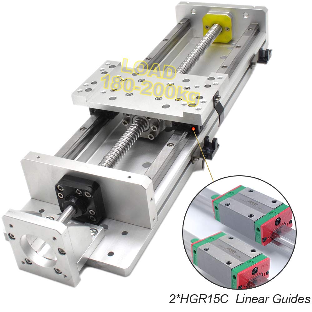 Buy Electric Linear Rail Guide 200mm Ballscrew 1605 Slide Stage Load