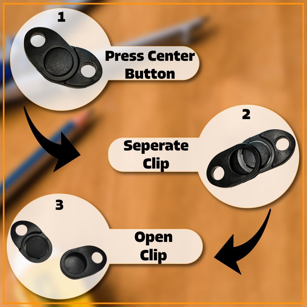 Circle Buckles for Paracord and Leather Work - Camping, DIY Projects, EDC, Bracelets, Tent Gear, Backpacking Multiple Sizes - Image 4