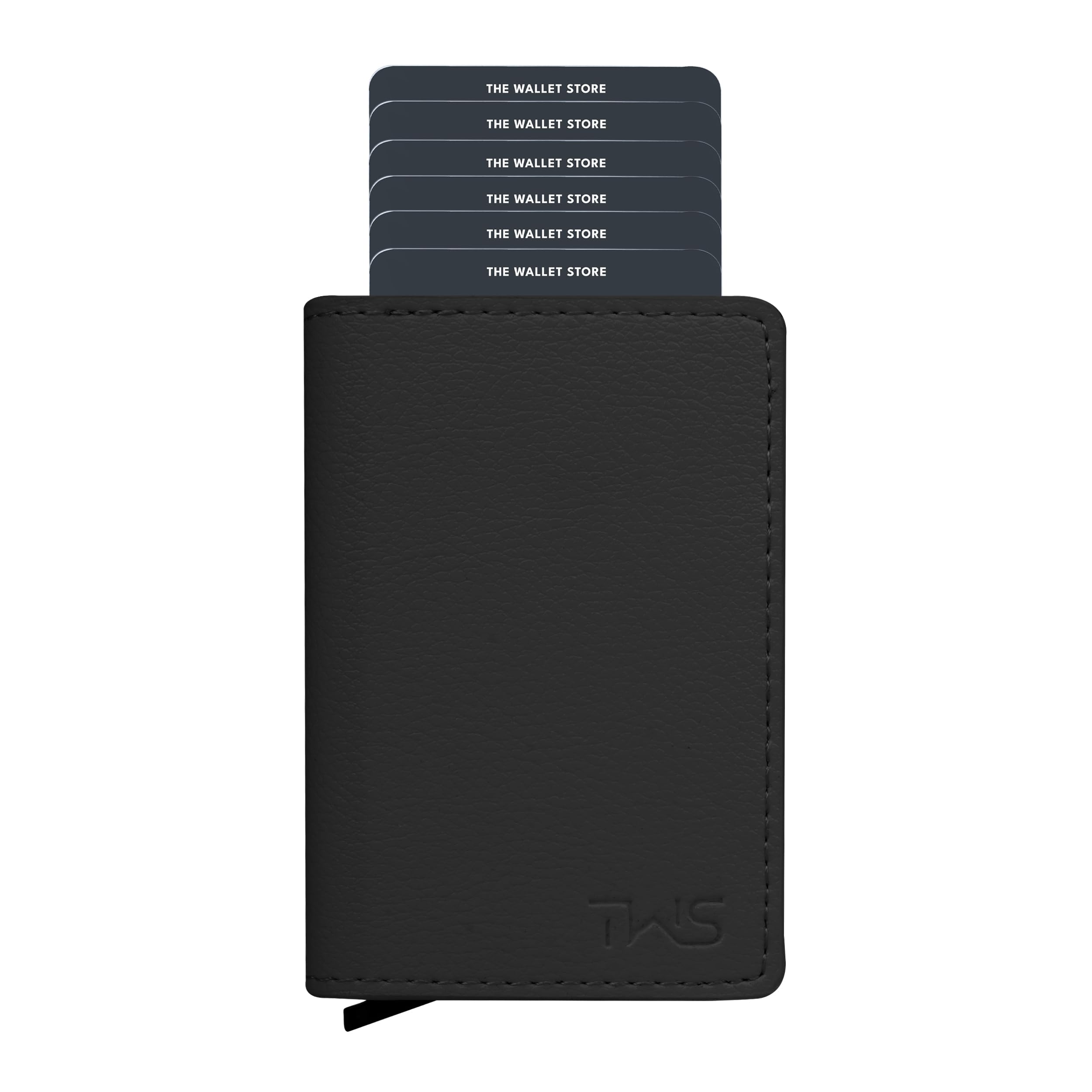 The Wallet Store Vivid Vault RFID Protected Metal Cardholder - Black