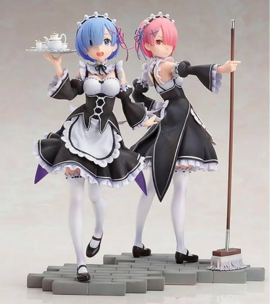 Re:ゼロから始める異世界生活 ラム&レム 1/7スケールフィギュアセット 新品 Re:ゼロから始める異世界生活」ラム＆レム 生誕祭Ver