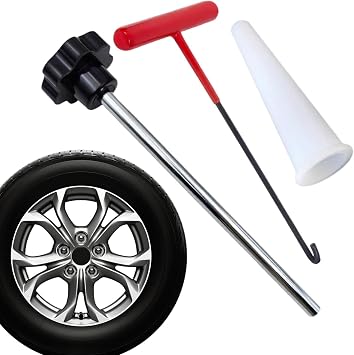 Valve Stem Installation Tool, Car Valve Stem Remover, Quick Tire Change Equipment, Easy-To-Use, Heavy Duty Design, Sturdy Material, Red,black Replacement for