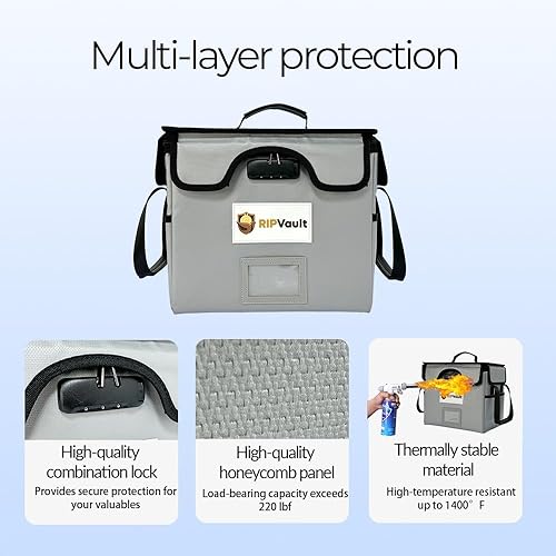 Miniatura 3 de Sistema de organización al final de su vida útil, caja de almacenamiento ignífuga para documentos importantes, herramienta de planificación