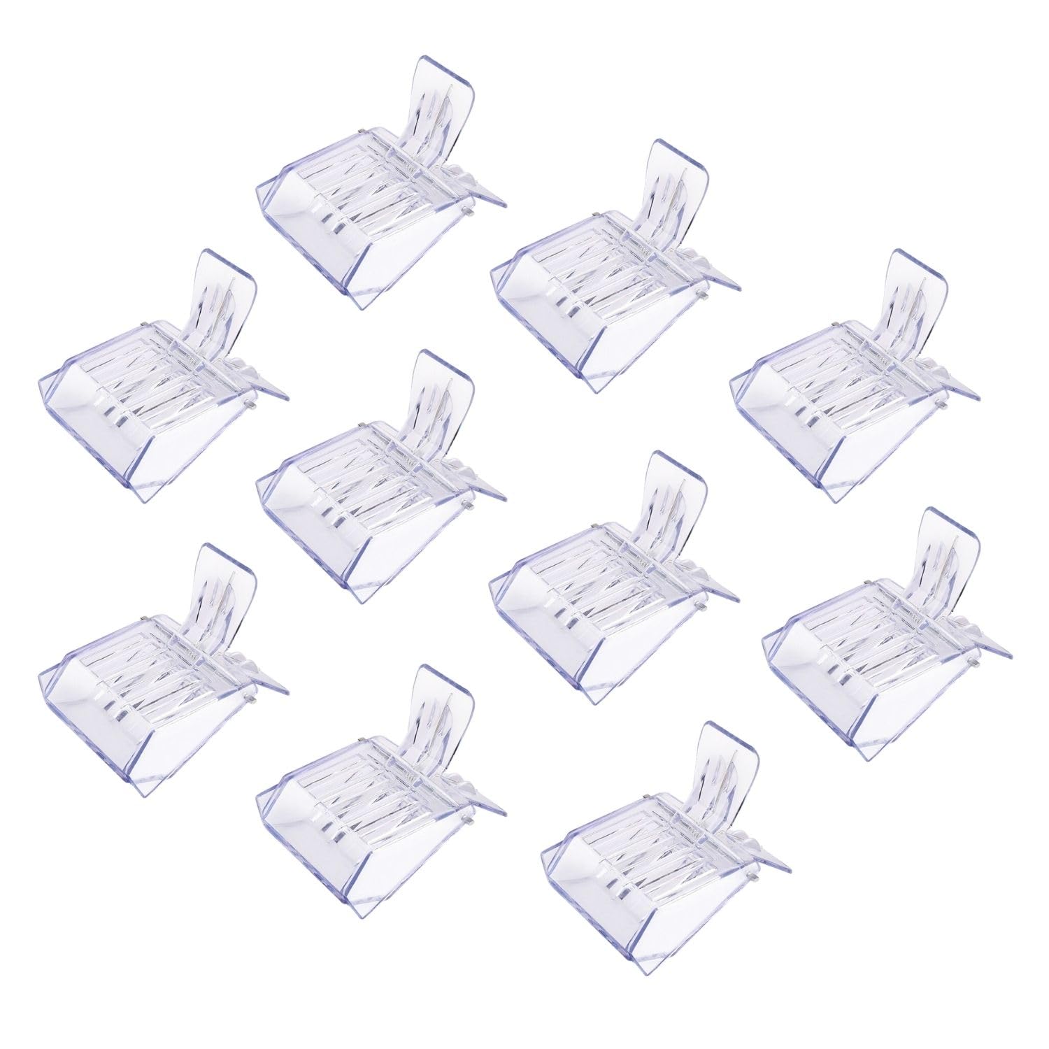 Clips de cage en plastique transparent Flexzion pour apiculteurs (lot de 10)