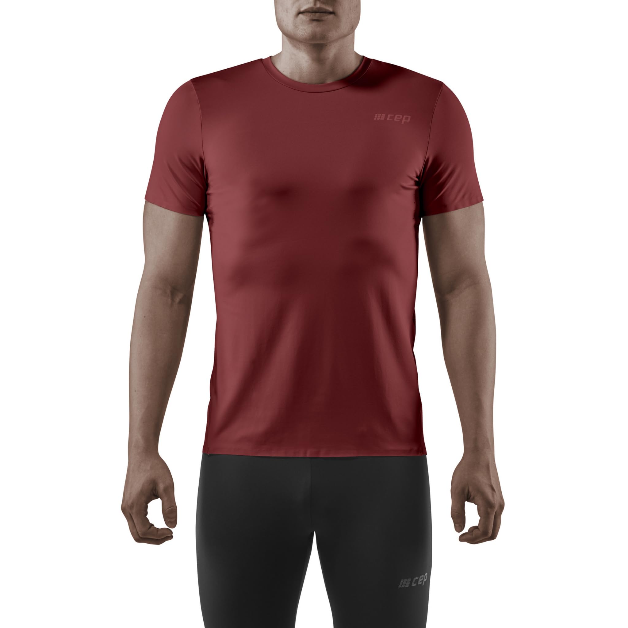 CEP Herren-Laufshirt, Rundhalsausschnitt, kurze Ärmel