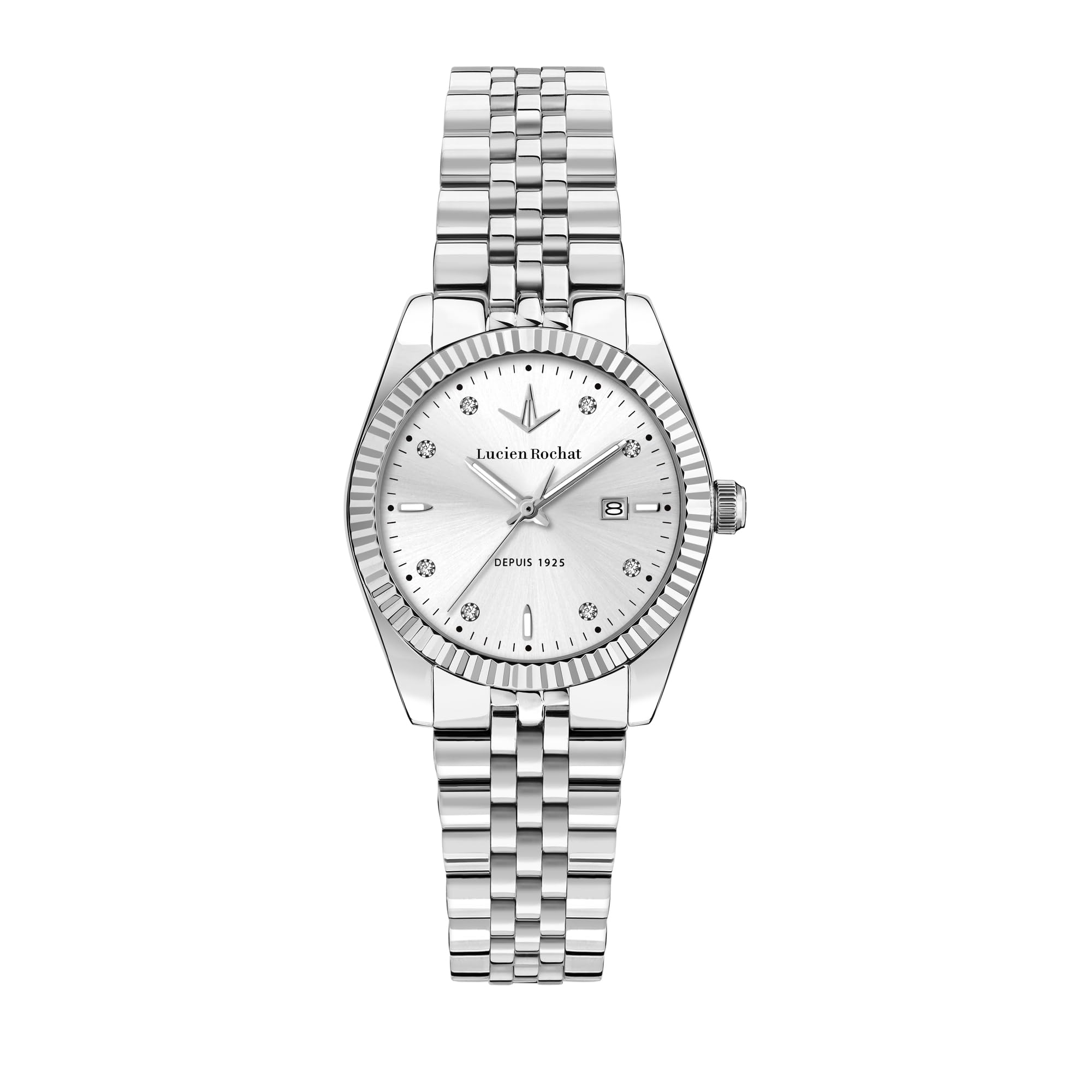 LUCIEN ROCHAT Orologio Donna in Acciaio, Tempo e Data, Analogico, 31 mm, Collezione BIENNE, Regalo Fidanzata - R0453124513