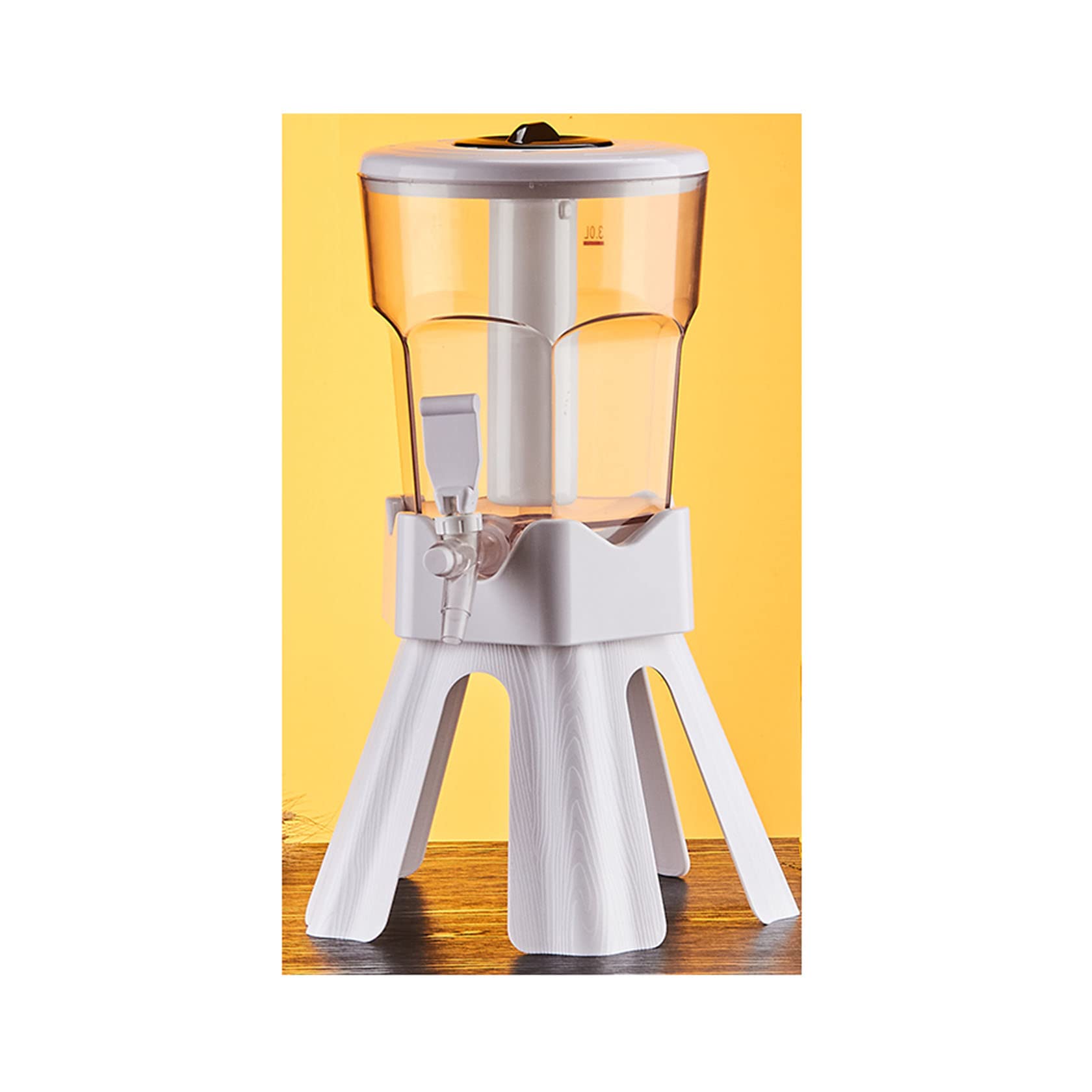 Dispensador de bebidas de 3 litros de capacidad, cañón de cerveza comercial con carámbanos iluminados desmontables, ideal para el hogar, hotel, karaoke, restaurante