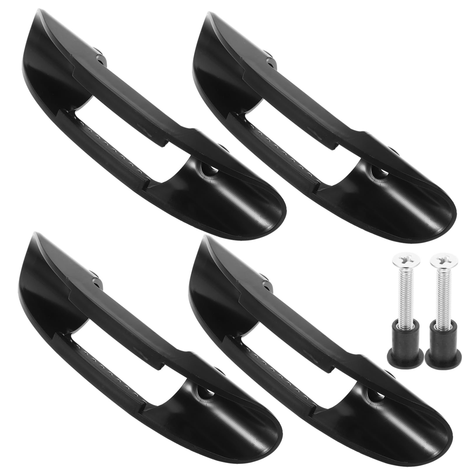 Mipcase Boat Accessories Marine Kayak Paddle Clip 4 Set Paddle Holder Clip Screw Universal Paddle Clamp for Canoes