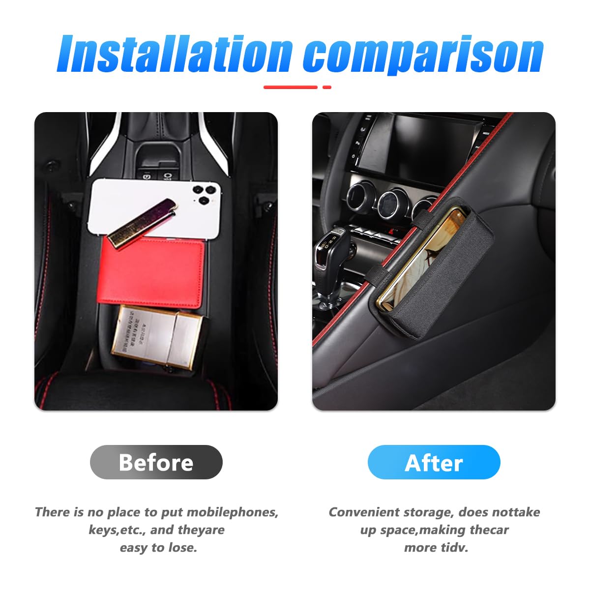 Amazon.com: JONKOKO Car Center Control Right Side Pocket Organizer
