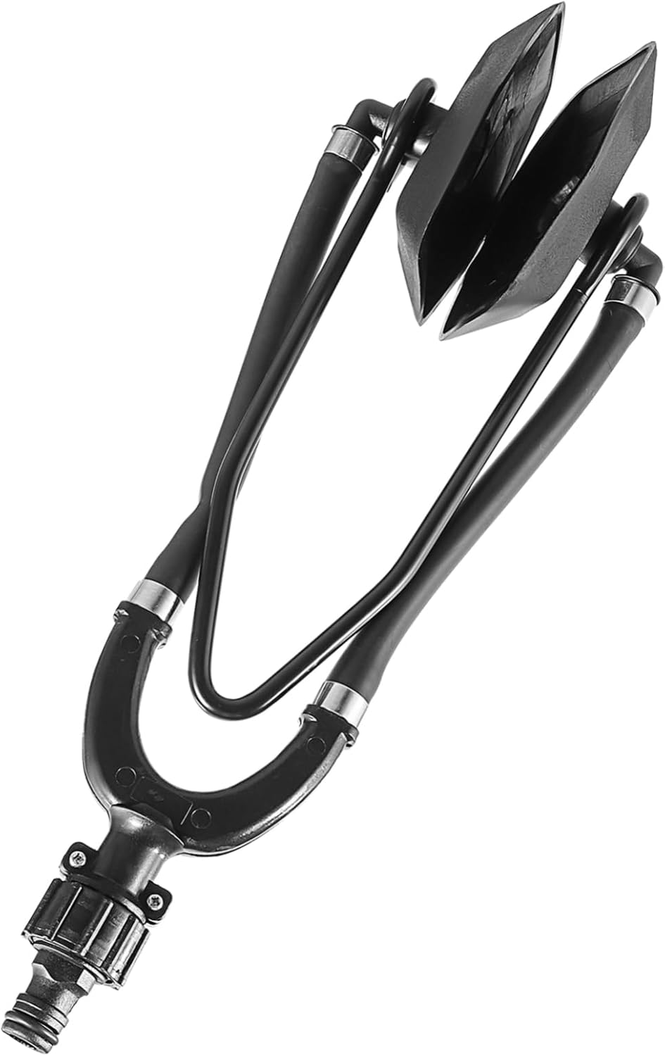 Boat Motor Flusher Ear Cups for Outboard Engine Cleaning Quick Connect Hose Fitting for and Fresh Water