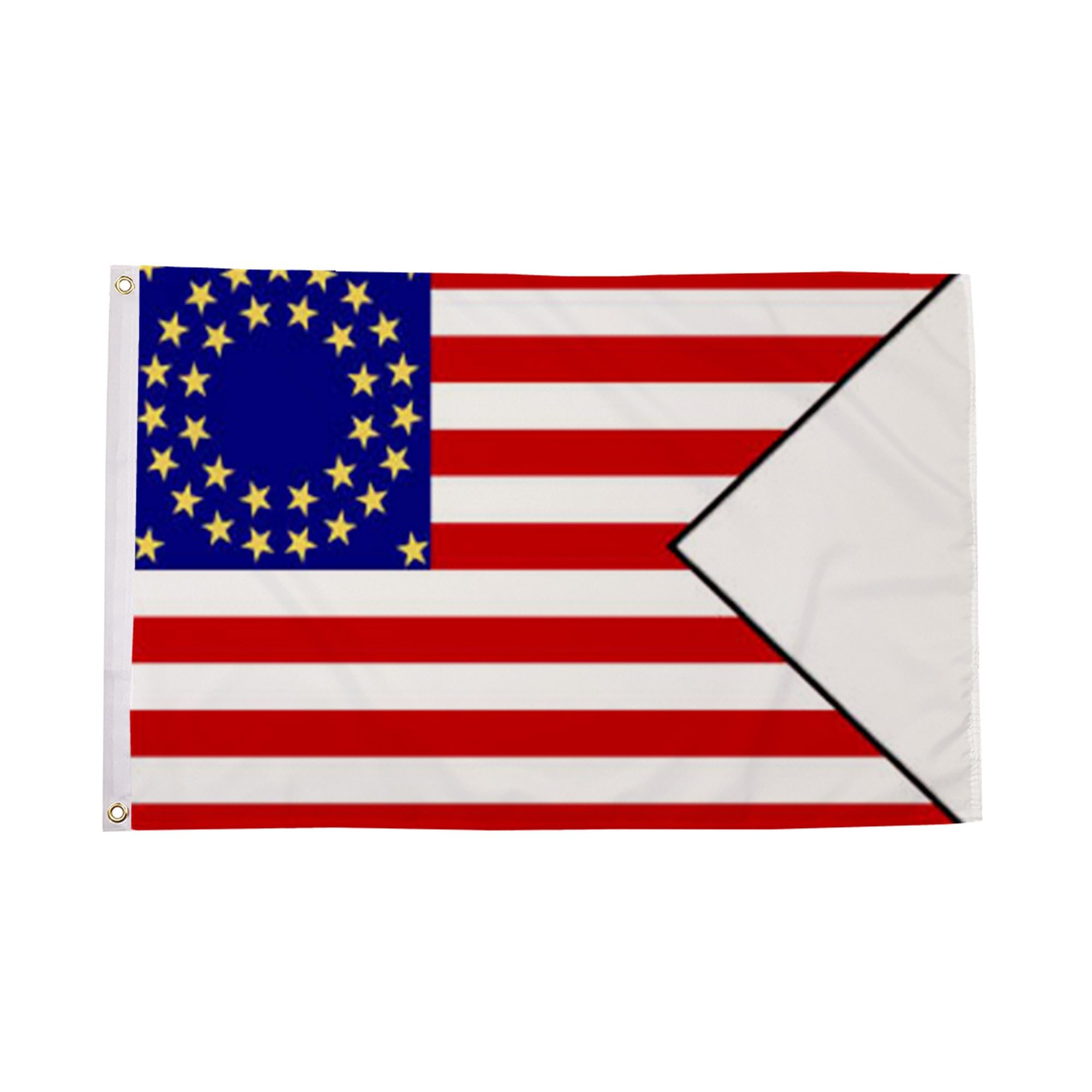 Flagtex US Cavalry Guidon Flag 5ft x 3ft Large Flag 150cm x 90cm | Premium Woven Polyester with Brass Eyelets | Indoor Outdoor Garden Decoration Wall Hanging Display
