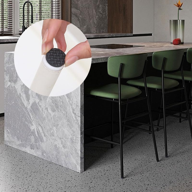 Silicone Furniture Pads, Pack of 16, 20 mm, Black Chair Foot Pads, Floor Protectors, Rubber Feet for Furniture, Protection of Your Wooden Floors, Scratch-Resistant Floor Protectors