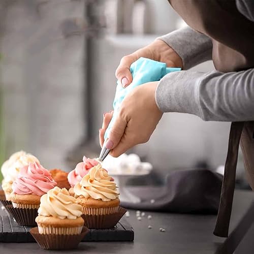 Miniatura 5 de 7 boquillas de tubería de glaseado, de acero inoxidable con volantes rusos para tuberías de glaseado, boquillas de tuberías de falda Bobbi,