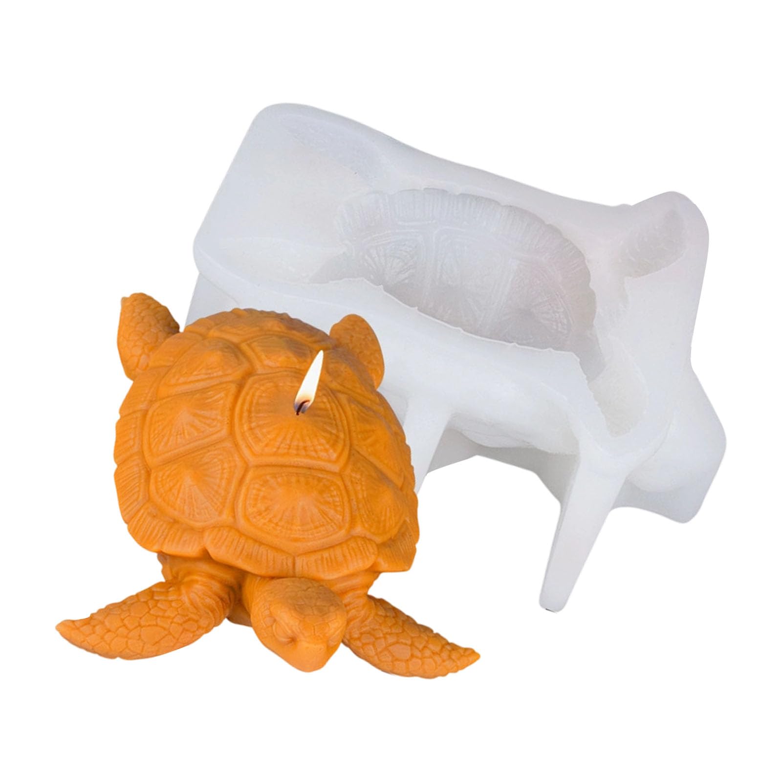 PANGBOER Tortoise Figurine Silicone Molds for Epoxy Resin Soap Home Decoration Statue Mold Mold for Resin Art