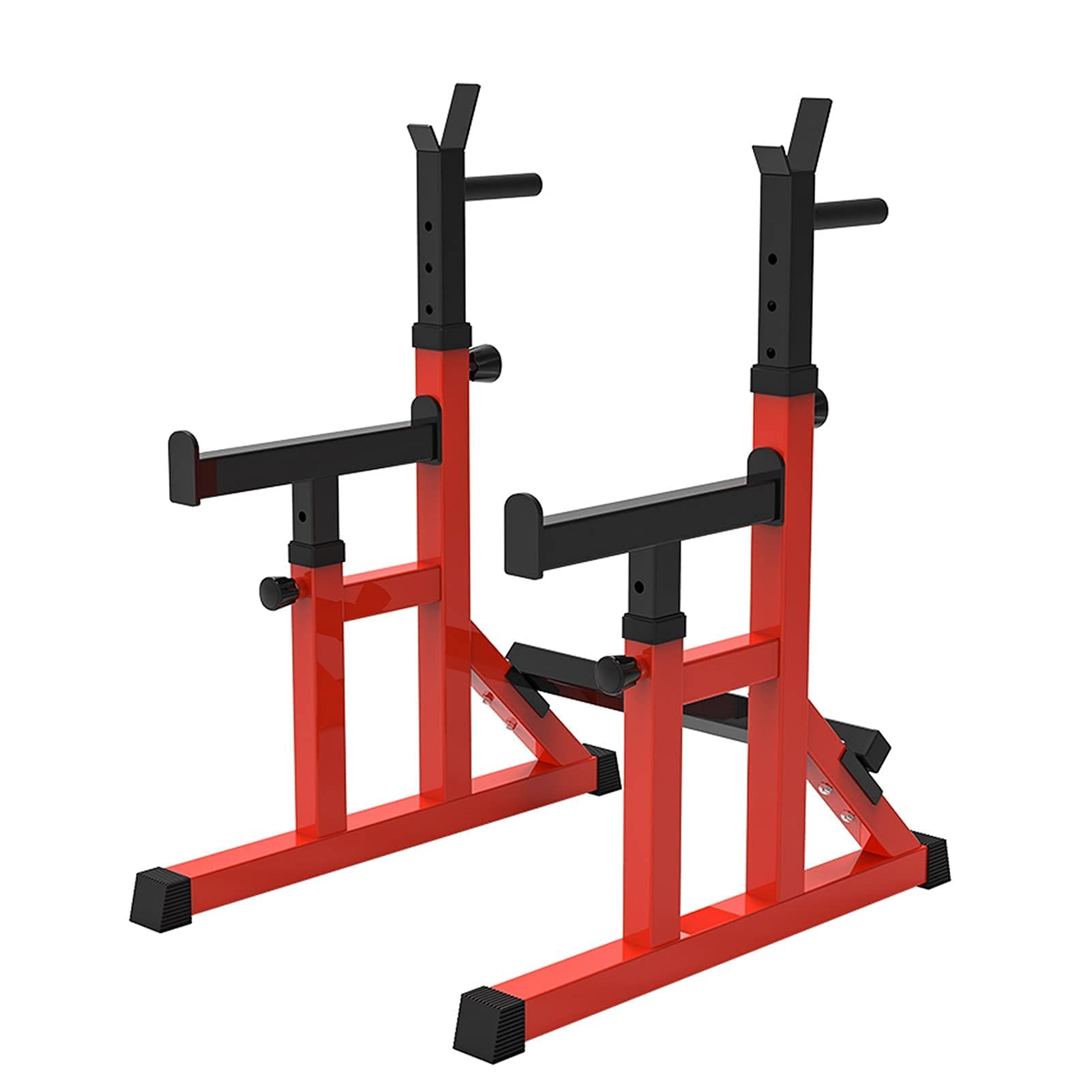 Amazon | 調節可能なスクワットバーベルラック、ホームジム多機能