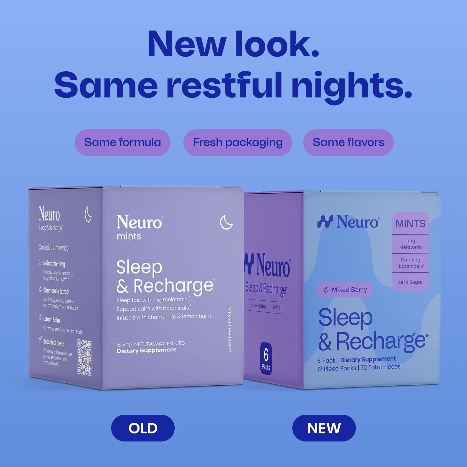 Neuro Sleep & Recharge Meltaway Mints, Mixed Berry, 72 Count — Amazon image 2